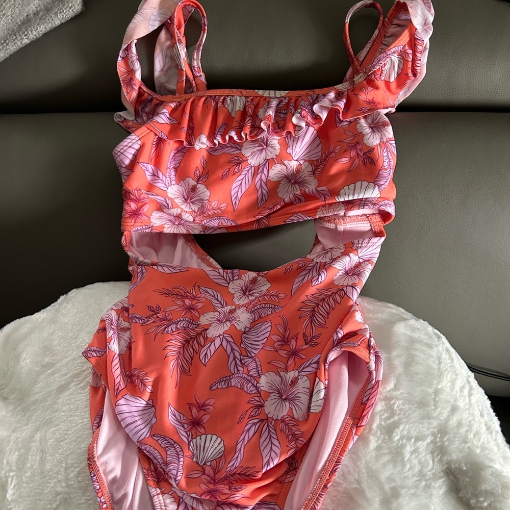 Used Girls One-Piece Bathing Suit
